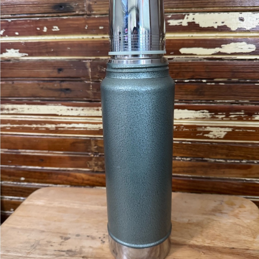 Vintage Aladdin Stanley Green Thermos